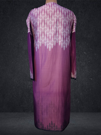 Semi Stitched Chanderi Kurta