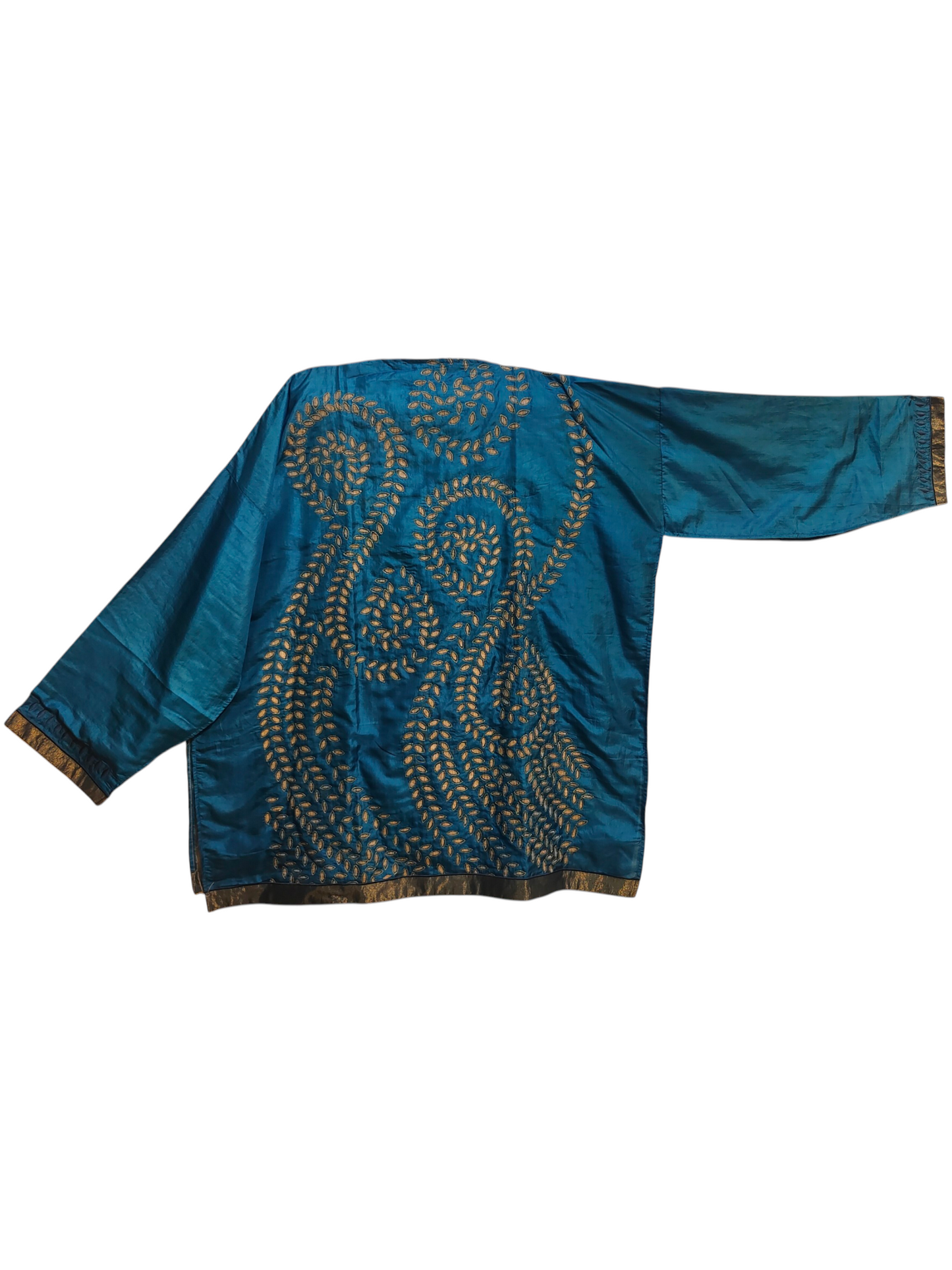Semi Stitched silk cutwork applique Short Tunic