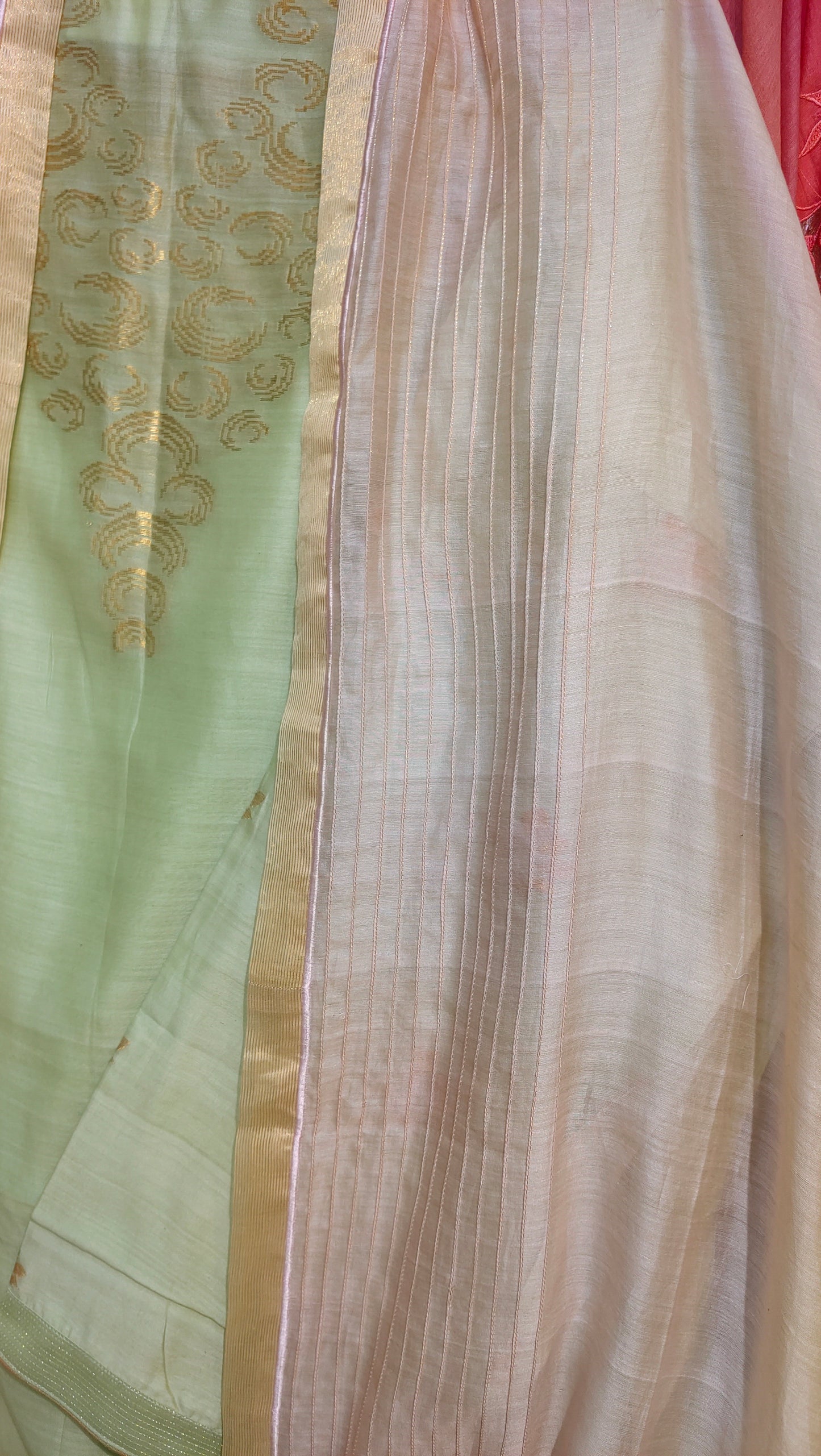 Semi Stitched Formal Chanderi Suitset