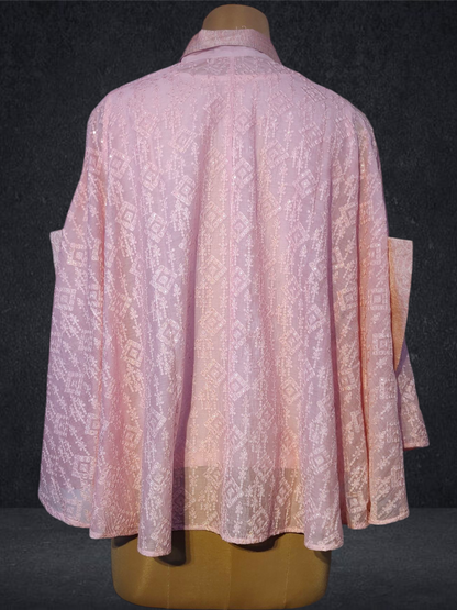 Stitched Embroidered Short Shirt VISHAL KAPUR STUDIO