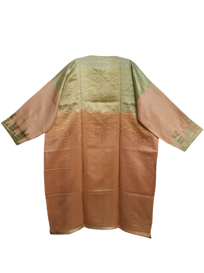 Semi Stitched Formal chanderi Suitset