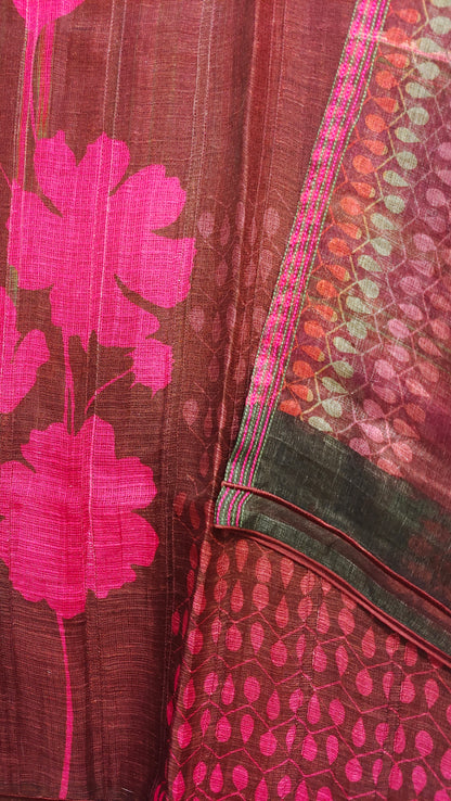 Semi Stitched linen kota Short Tunic