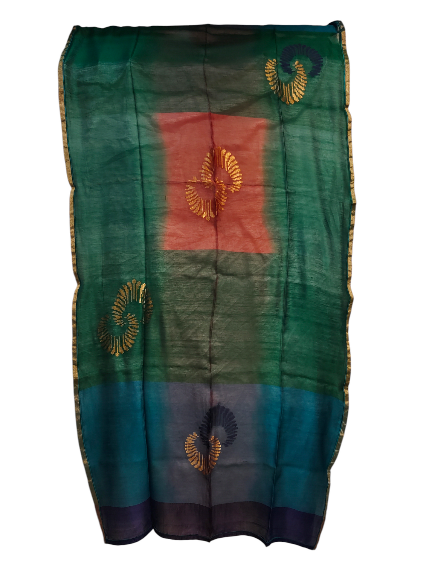 Semi Stitched Formal chanderi Suitset