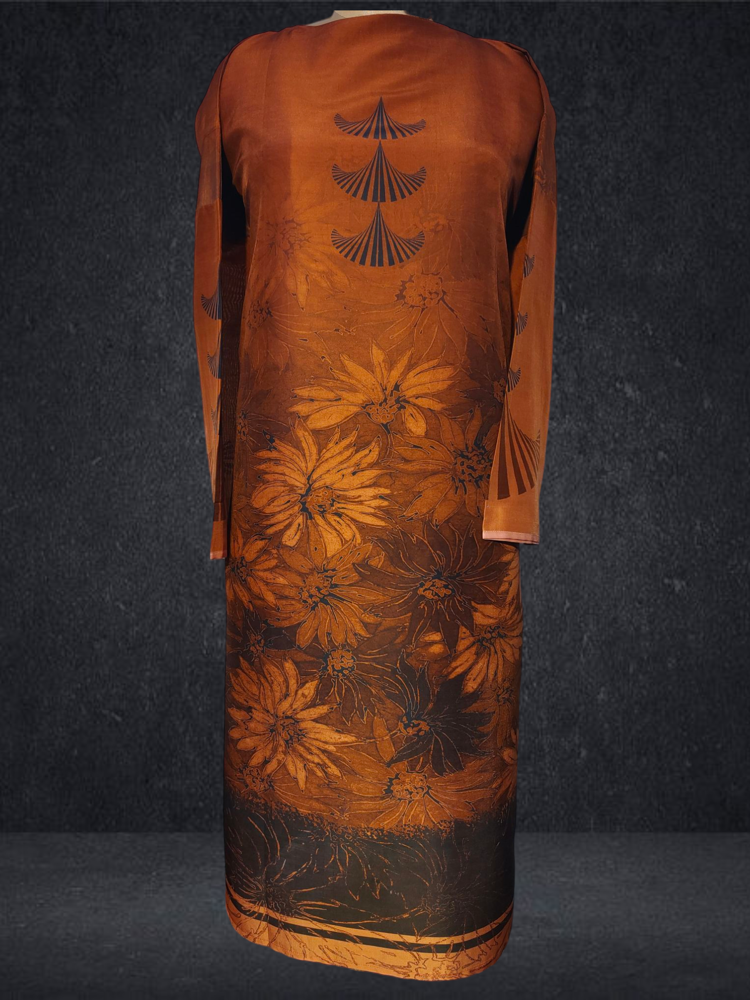 Semi Stitched Chanderi Casual Suitset VISHAL KAPUR