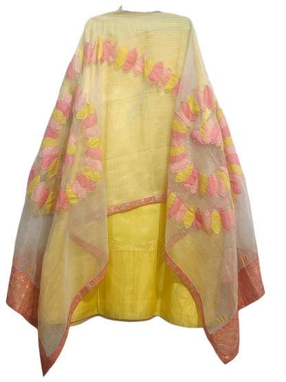 Semi Stitched Formal Chanderi Suitset