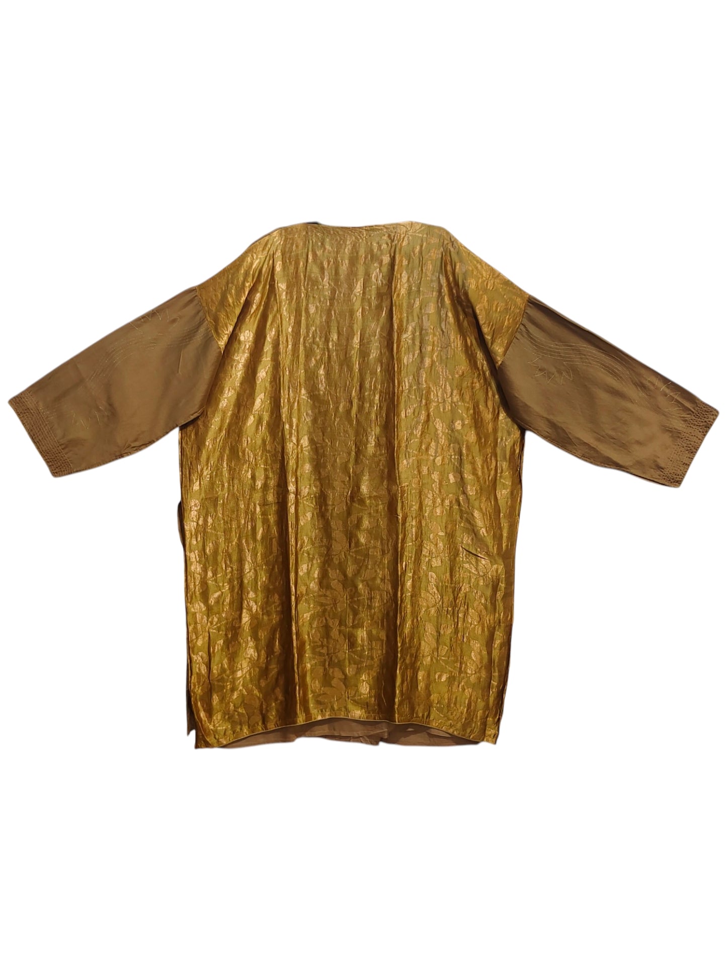 Semi Stitched Chanderi Formal Suitset