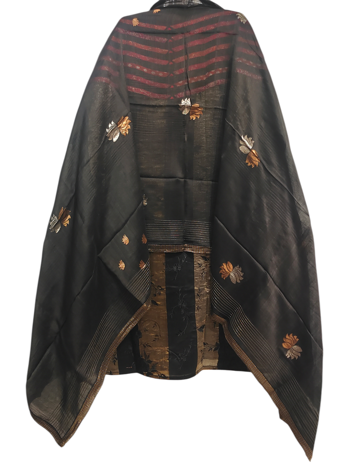 Semi Stitched Formal chanderi Suitset