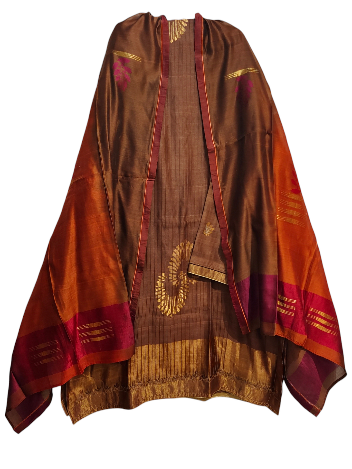 Semi Stitched Formal Chanderi Suitset