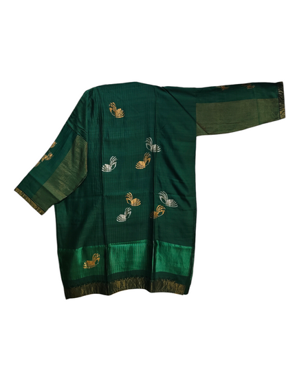 Semi Stitched Formal chanderi Suitset