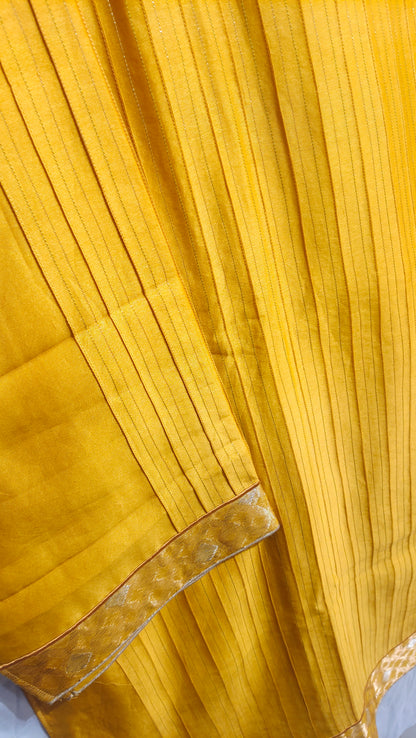 Semi Stitched Formal Chanderi Suitset