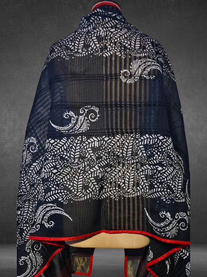 Chanderi Block Printed Dupatta