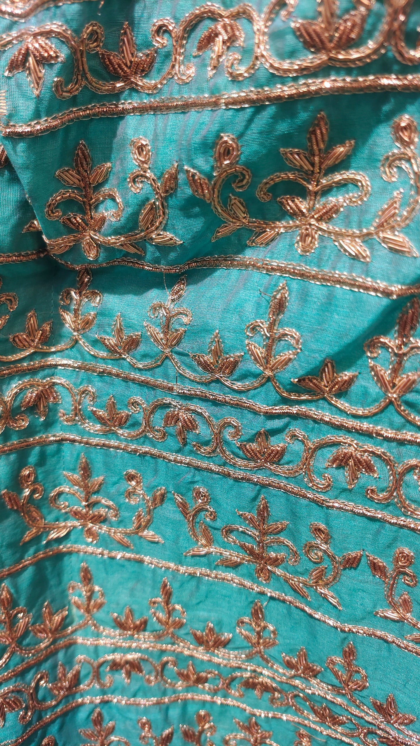 Indowestern chanderi formal kaftan blouse