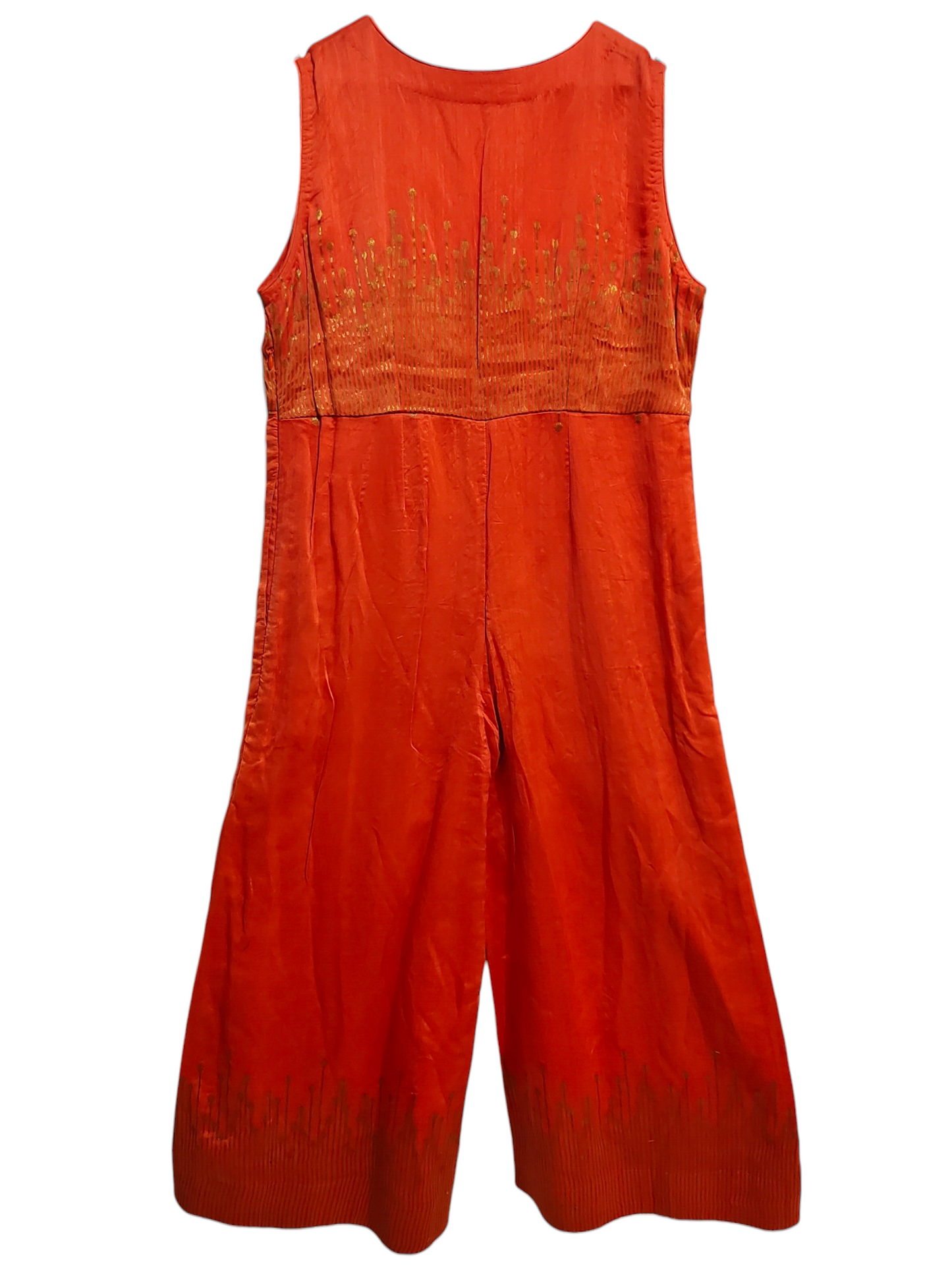 Formal chanderi Embroidered Indowestern set