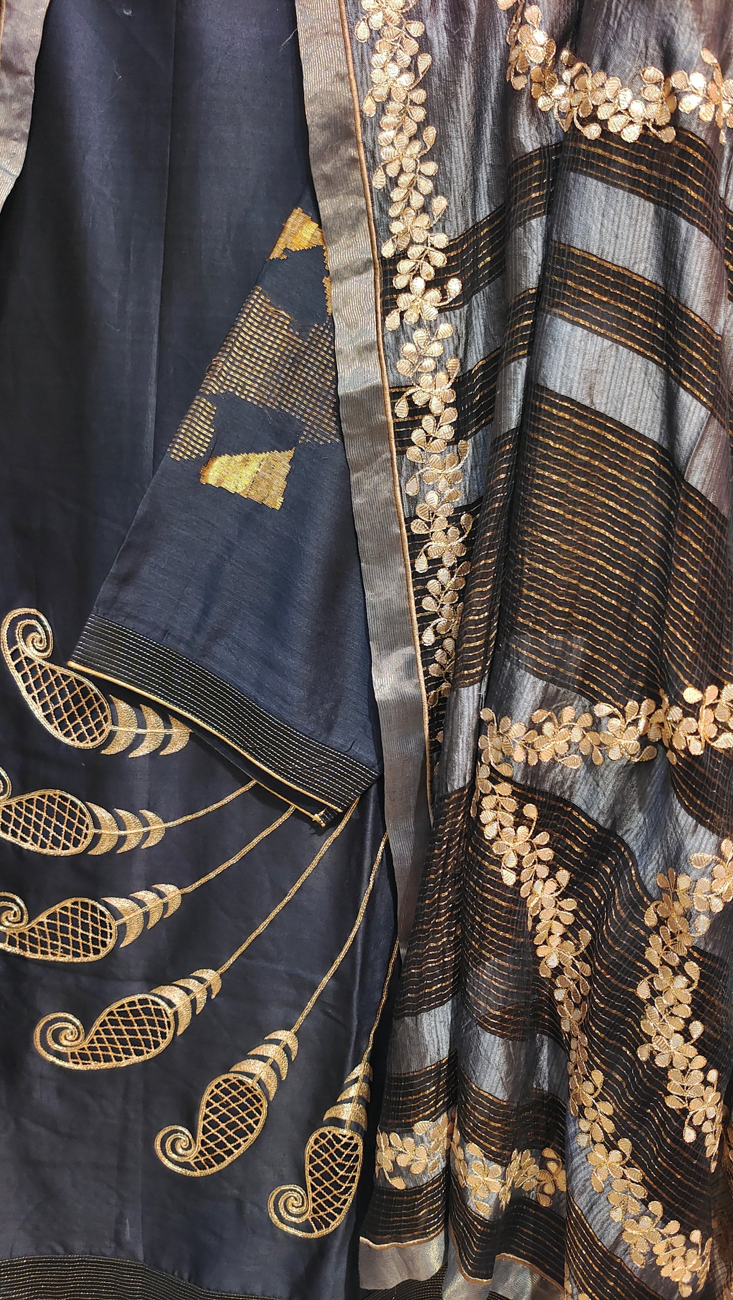 Semi Stitched Formal Chanderi Suitset