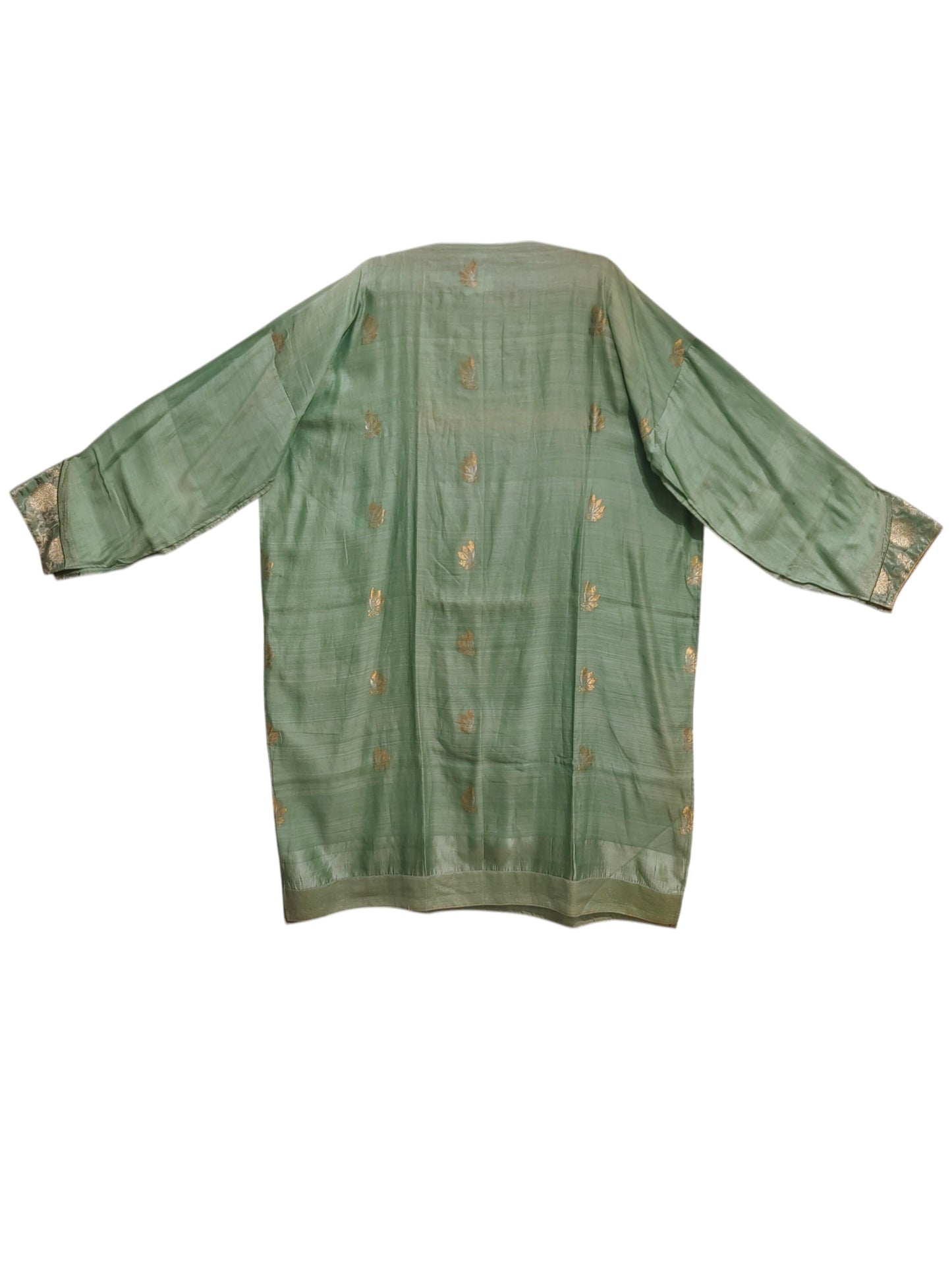 Semi Stitched Chanderi Formal Suitset