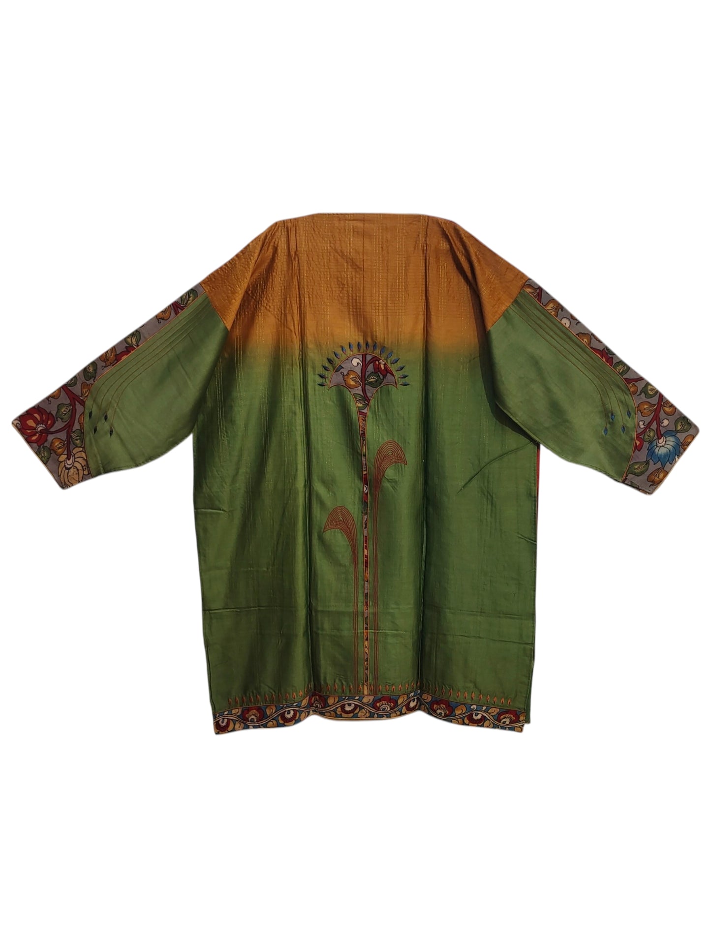 Semi Stitched Chanderi Formal Suitset