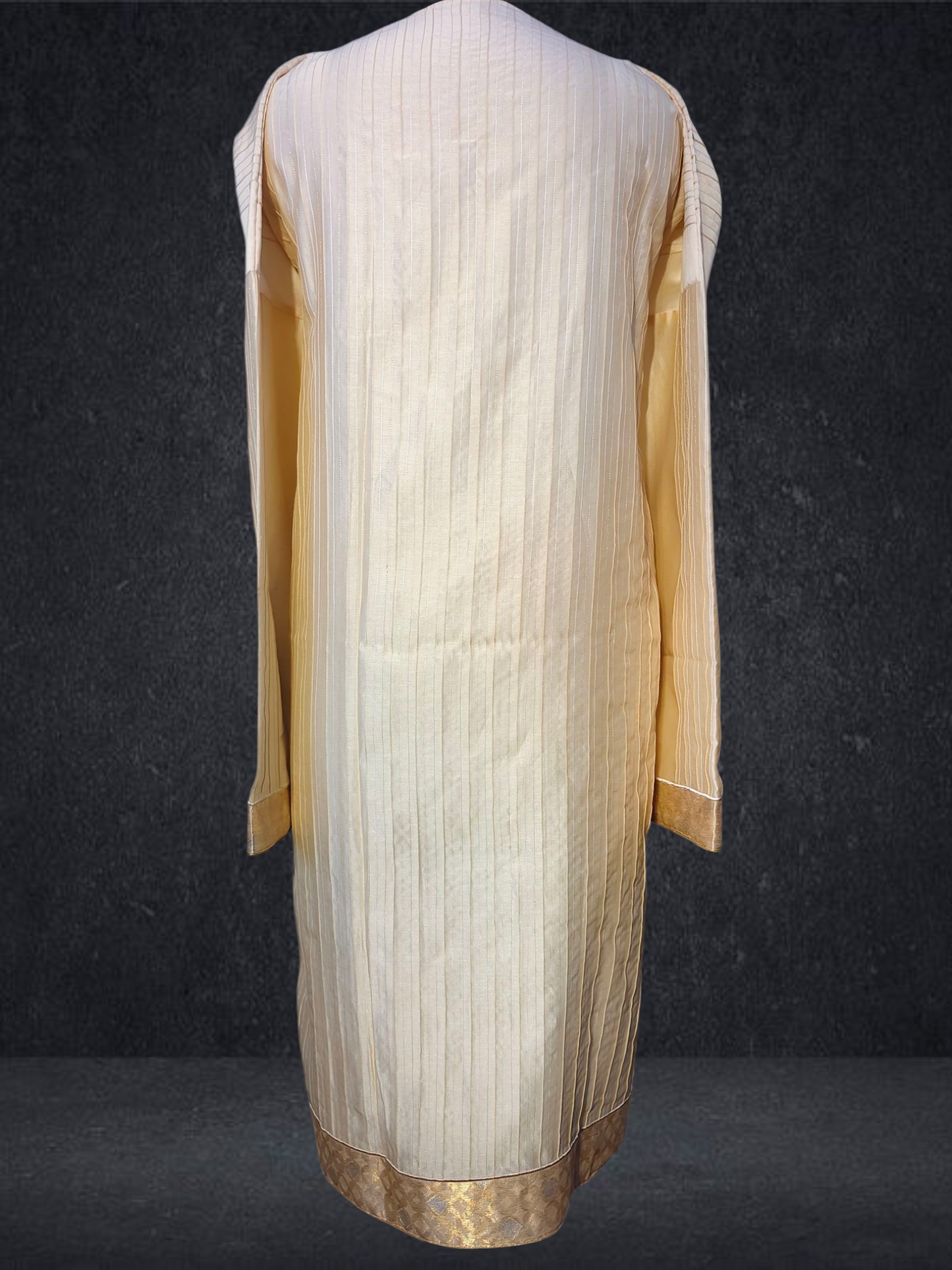 Semi Stitched Formal chanderi Suitset