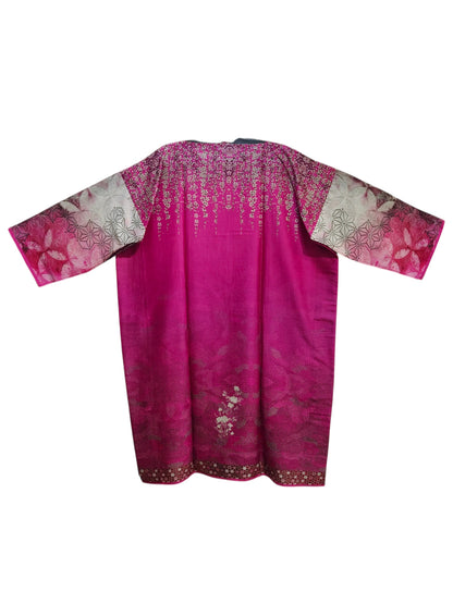 Semi Stitched Chanderi Casual kurta