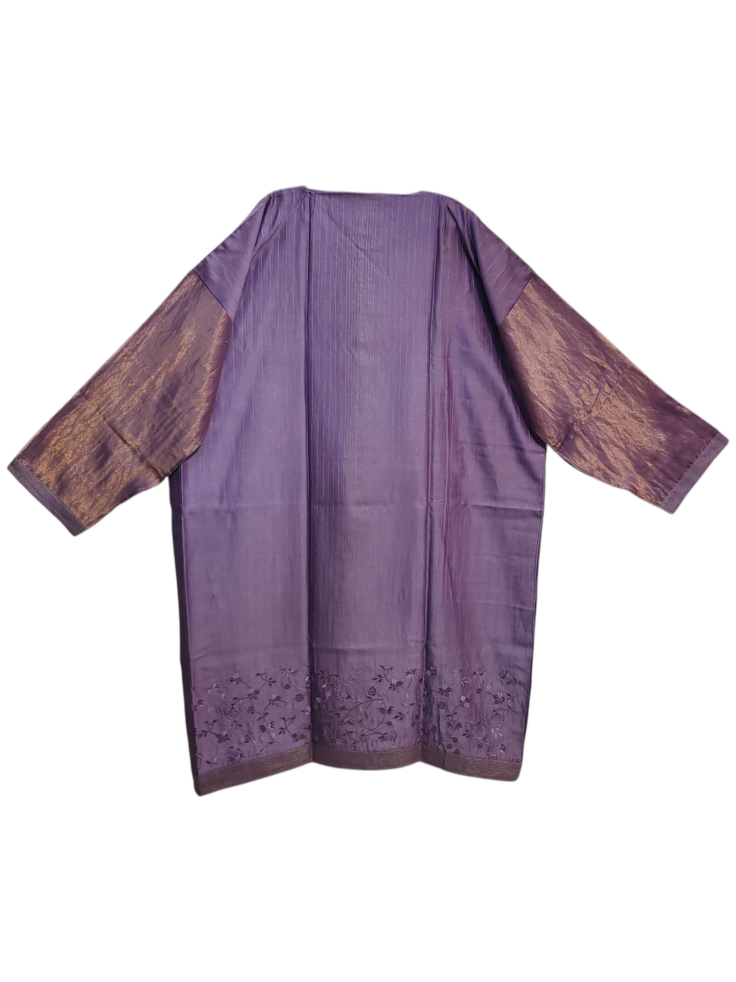 Semi Stitched Casual Chanderi Suitset