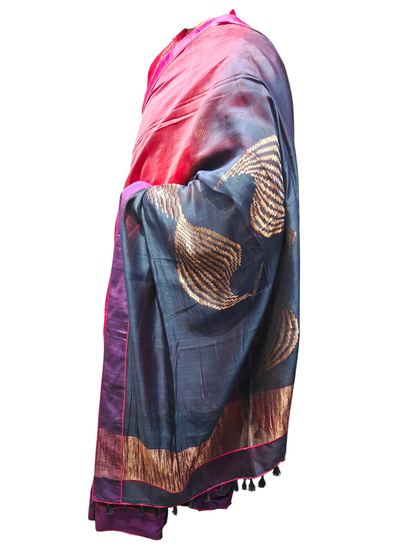 Formal Chanderi Zari Woven Saree