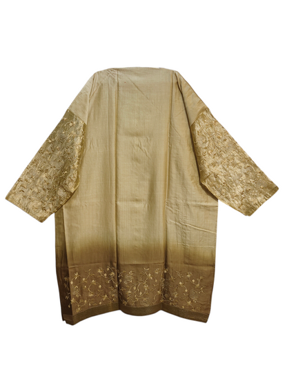 Semi Stitched Formal chanderi Suitset