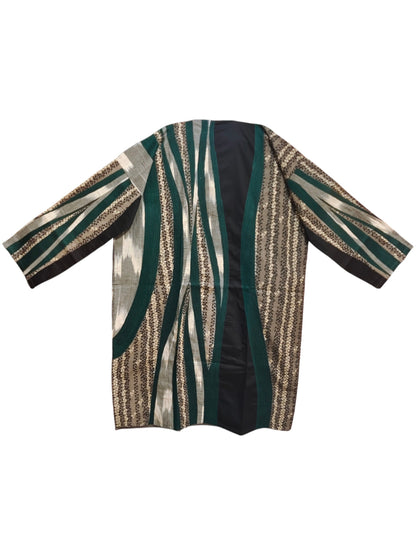 Semi Stitched Chanderi Casual suitset