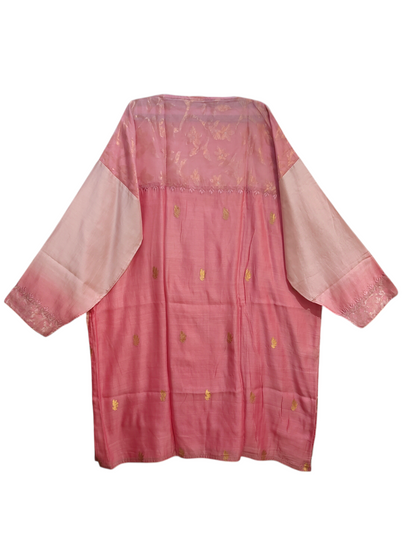 Semi Stitched Formal chanderi Suitset