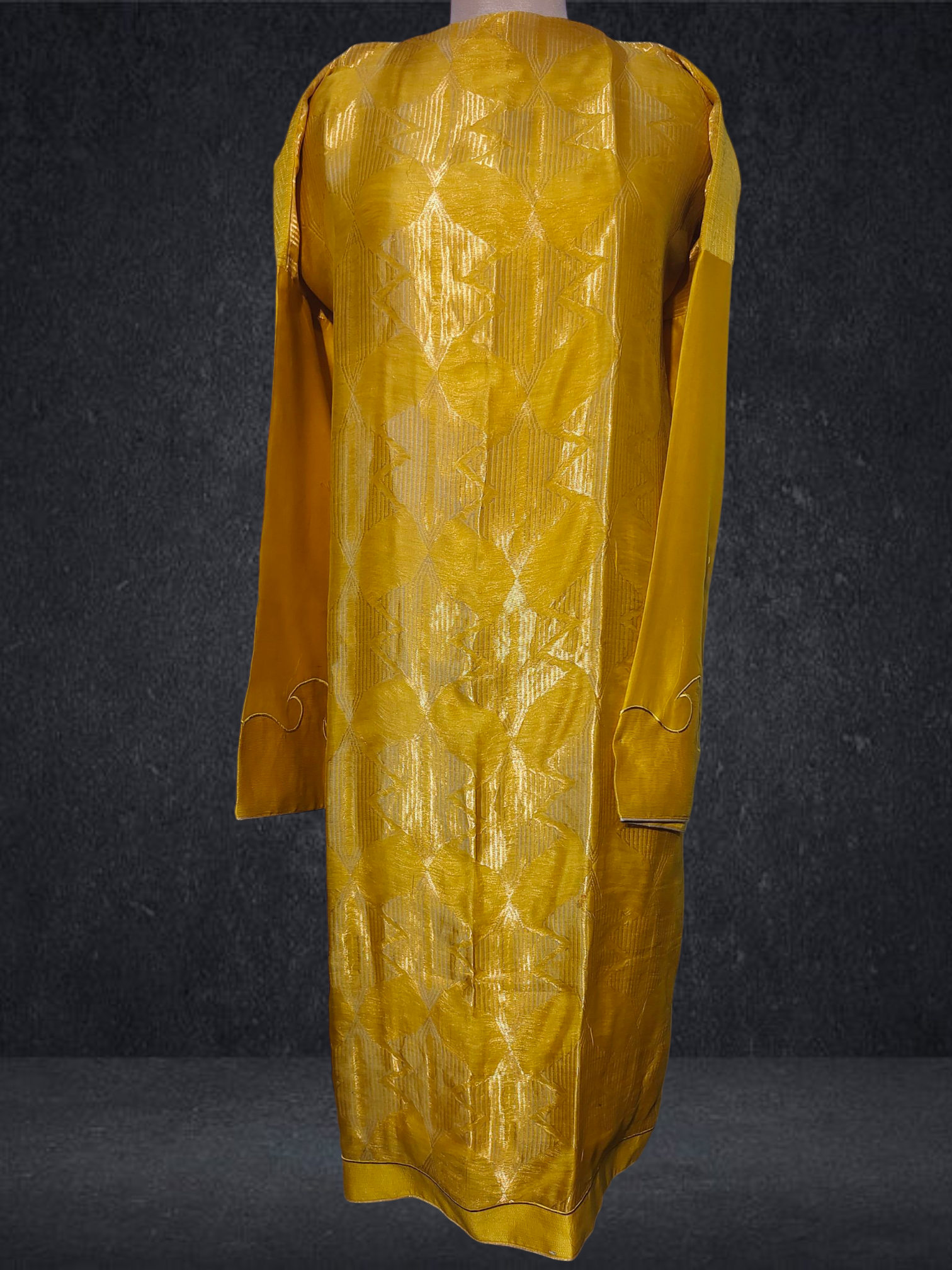 Semi Stitched Formal chanderi Suitset VISHAL KAPUR