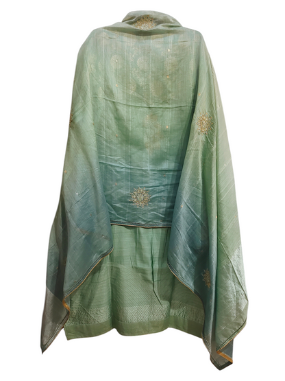 Semi Stitched Formal Chanderi Suitset