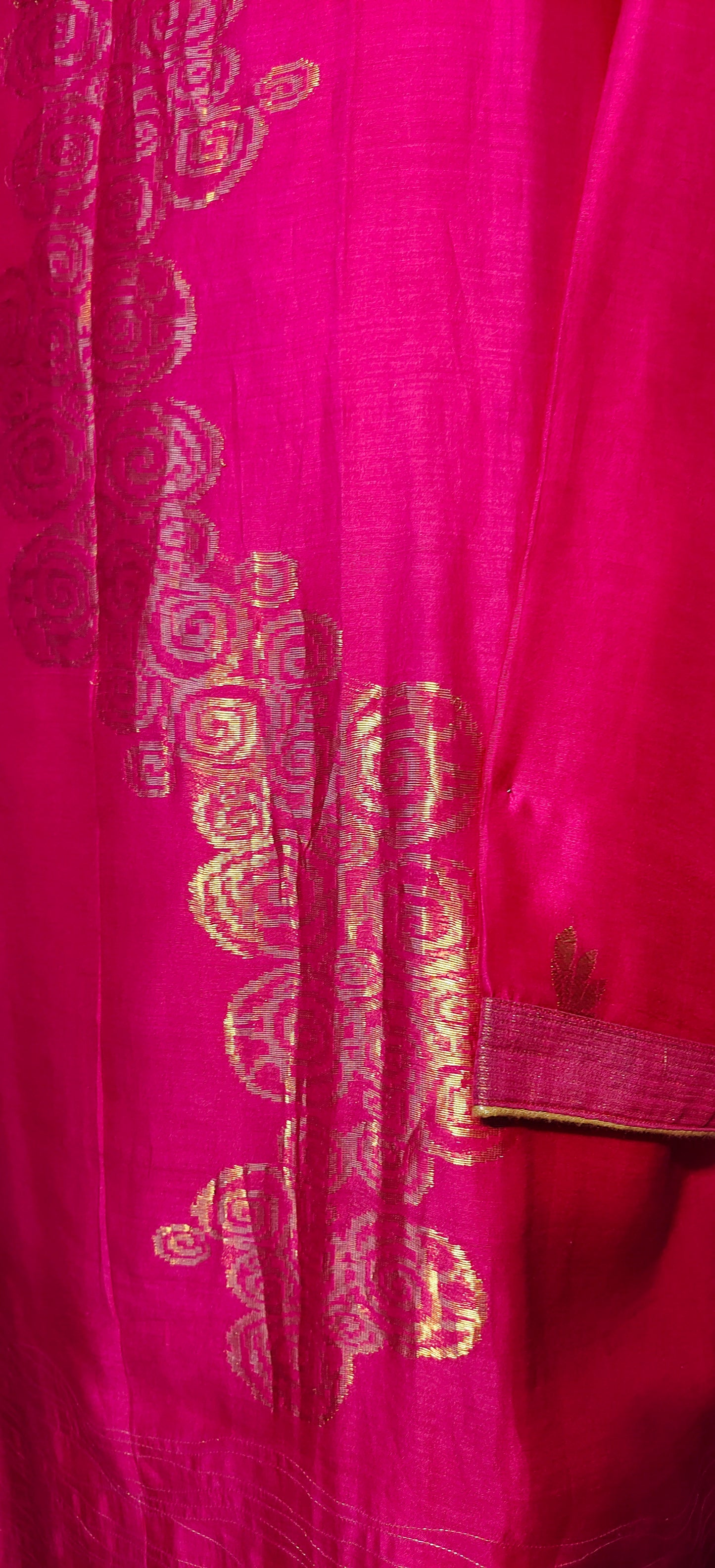 Semi Stitched Formal chanderi Suitset