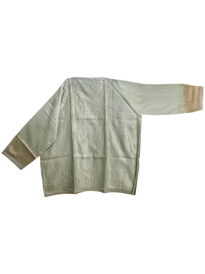 Semi Stitched tissue cutwork applique Short Tunic