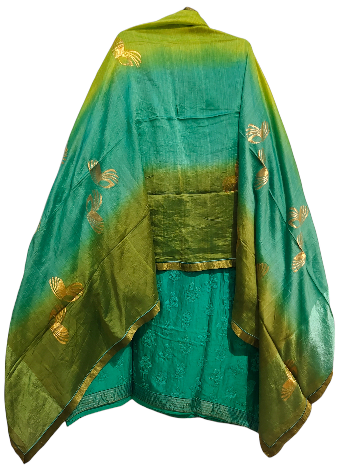 Semi Stitched Formal Chanderi Suitset