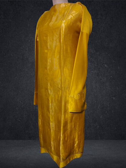 Semi Stitched Formal chanderi Suitset