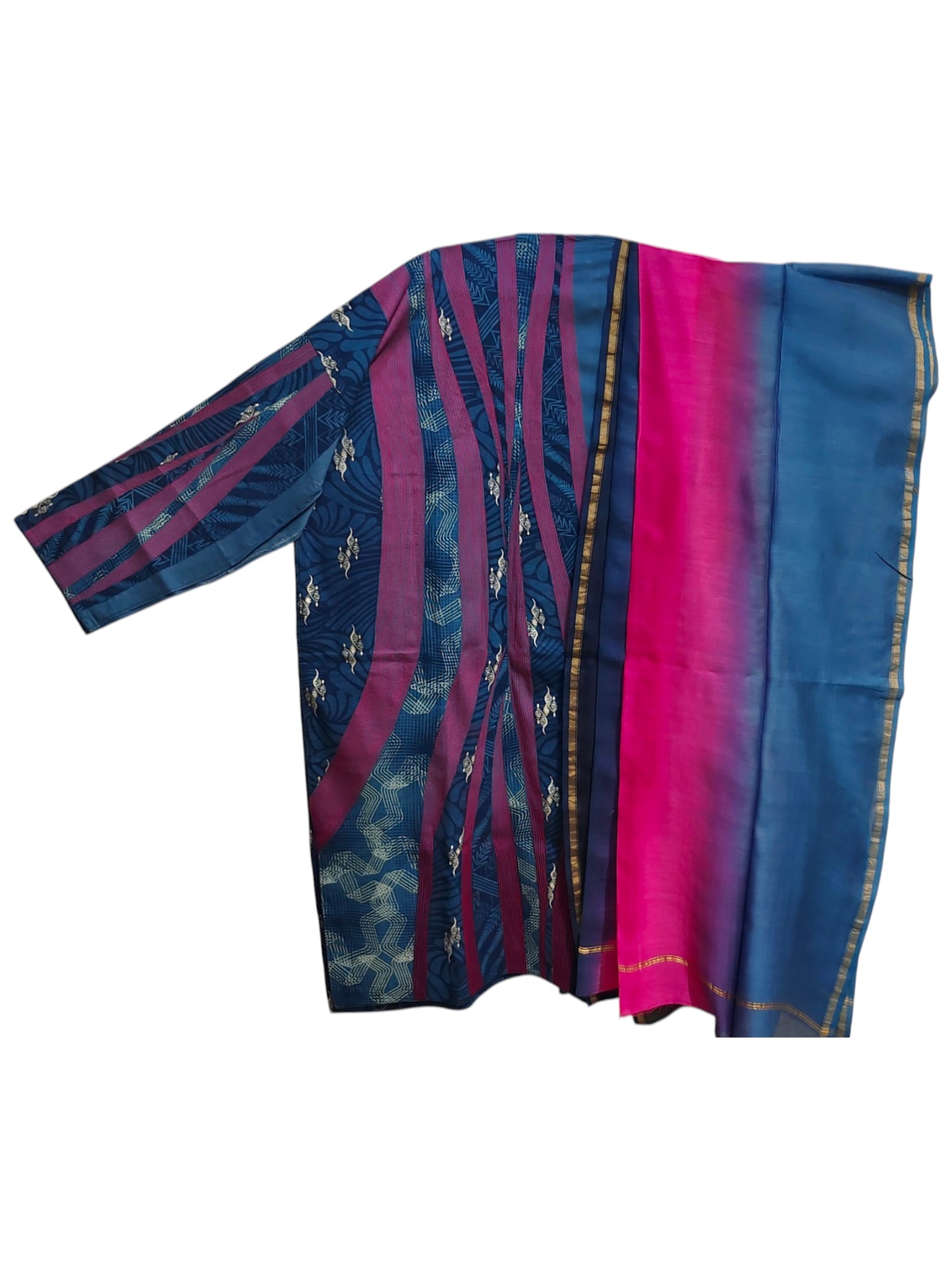 Semi Stitched Cotton Casual Suitset