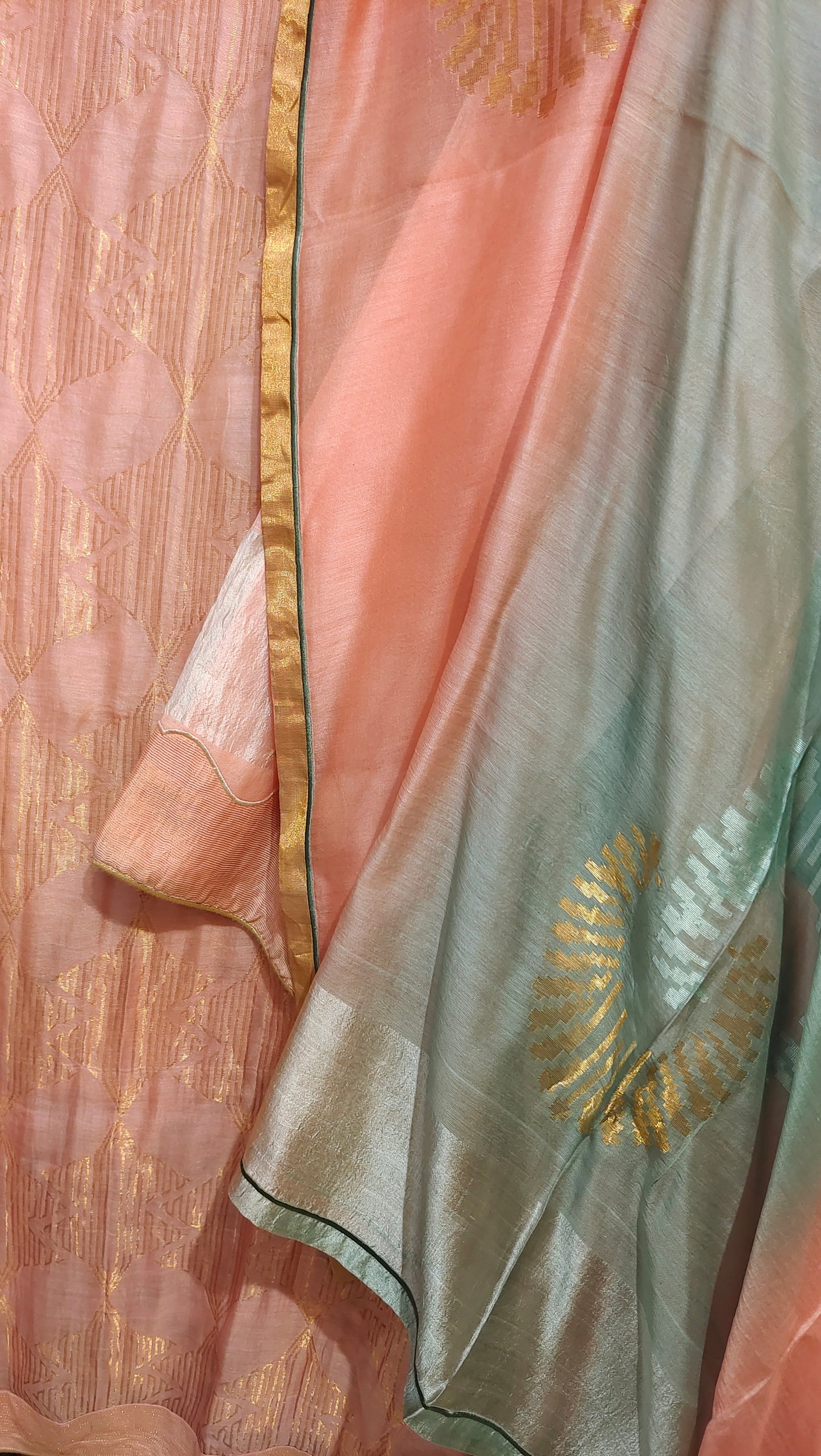 Semi Stitched Formal Chanderi Suitset