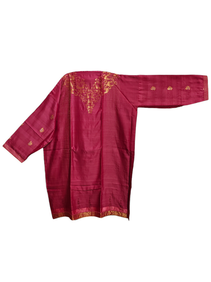 Semi Stitched Formal Chanderi Suitset