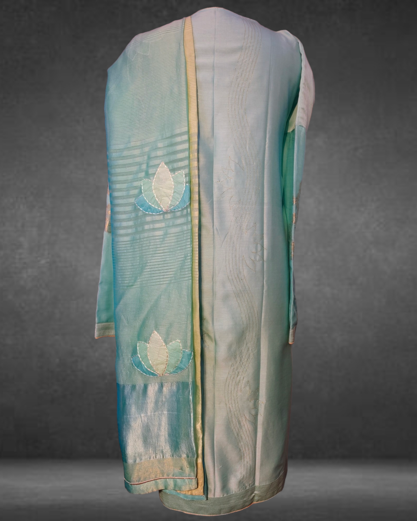 Semi Stitched Formal Chanderi suitset