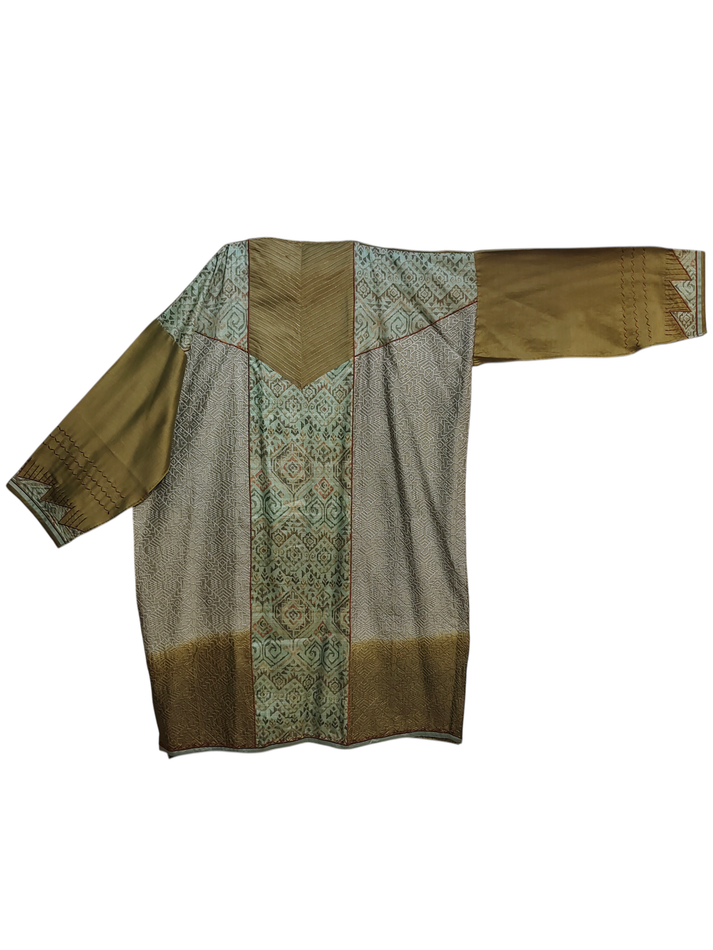 Semi Stitched Formal chanderi Suitset