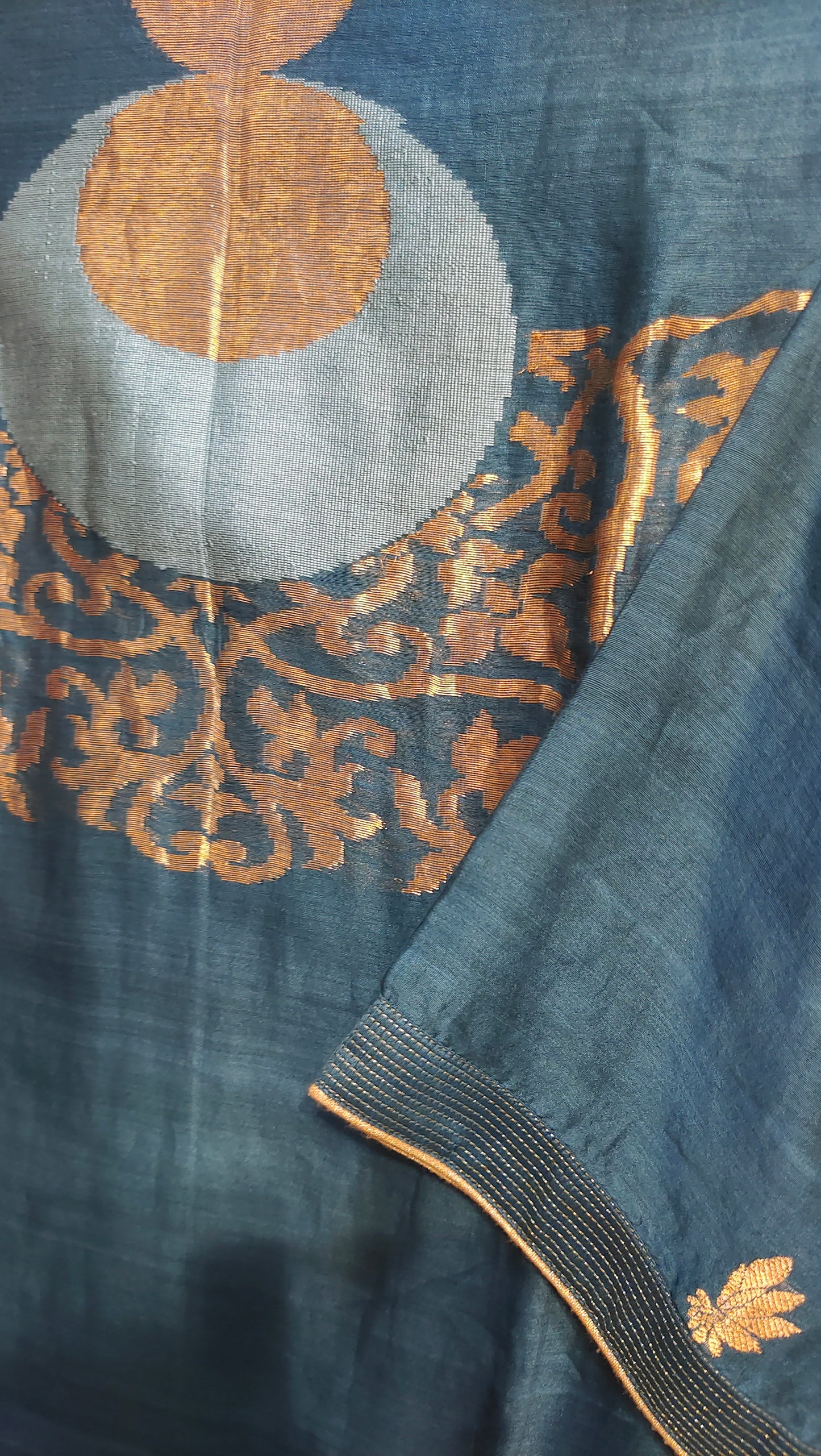 Stitched Chanderi  Tunic ready size 42