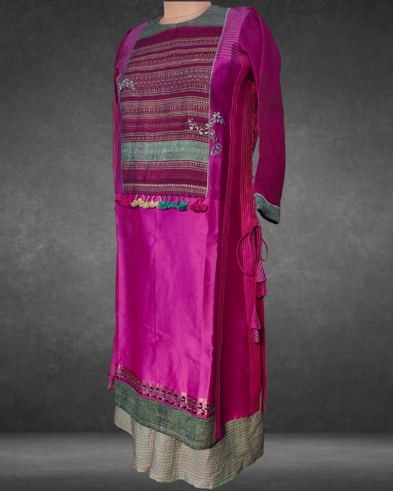 Bhujodi Dress With Modal Inner VISHAL KAPUR STUDIO
