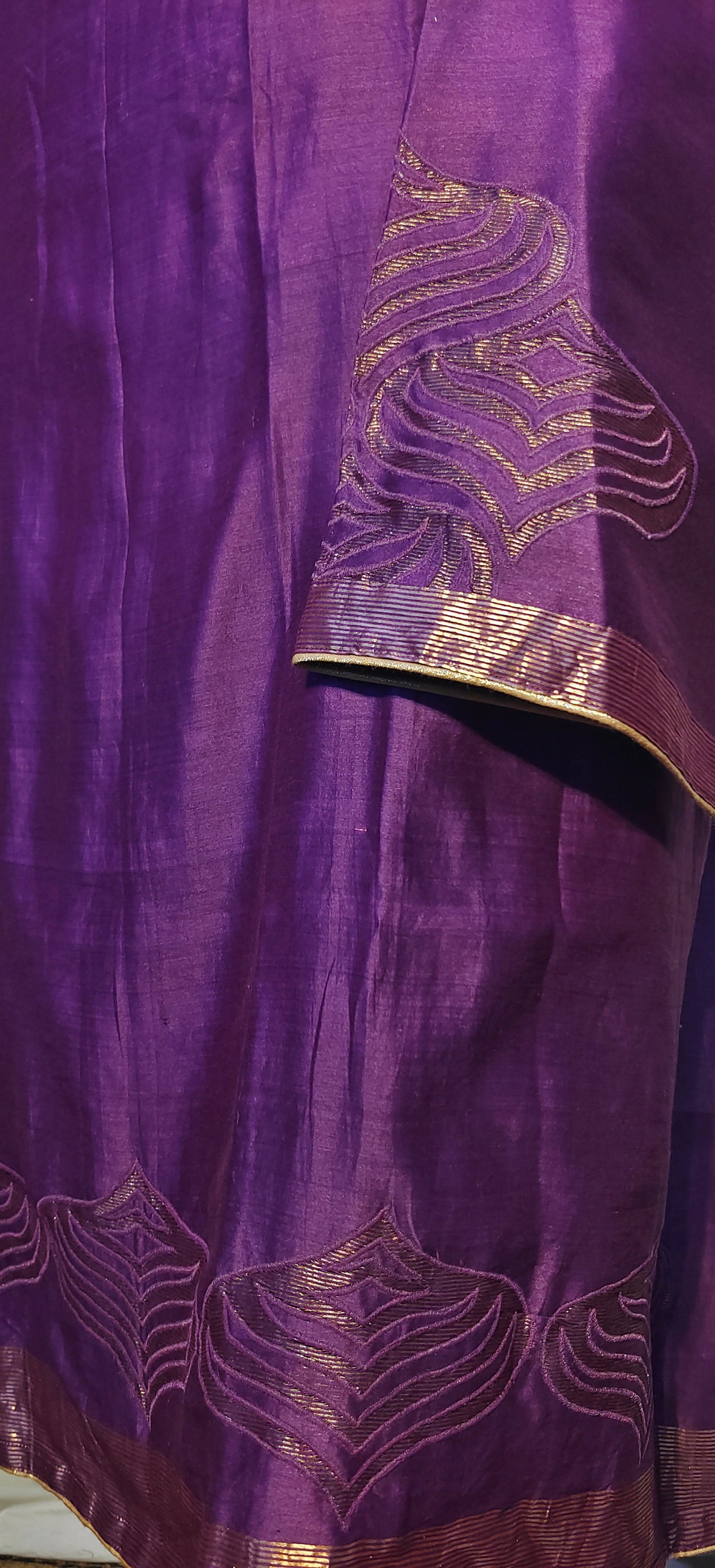Semi Stitched Formal chanderi Suitset VISHAL KAPUR