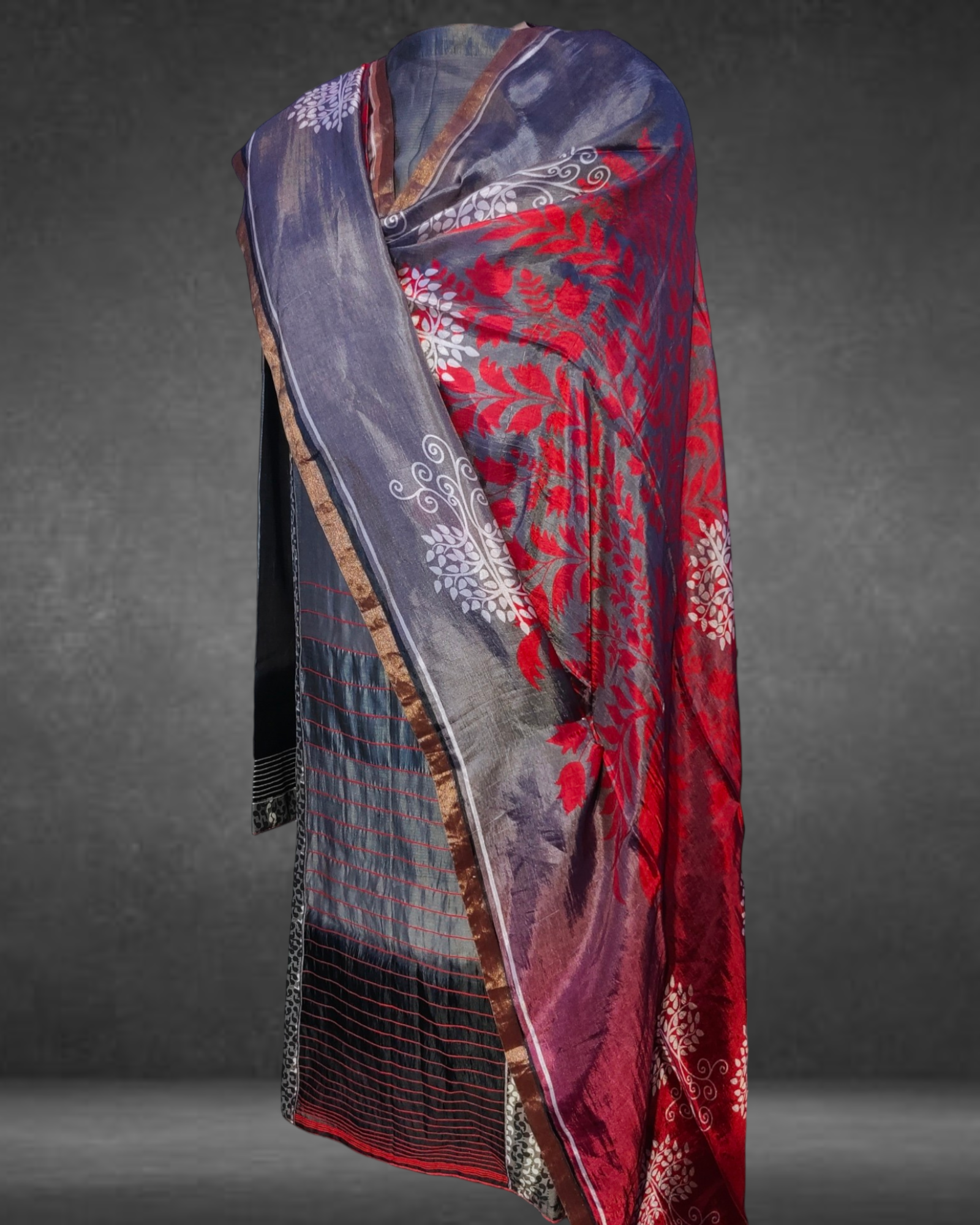 Semi Stitched Casual Chanderi suitset VISHAL KAPUR