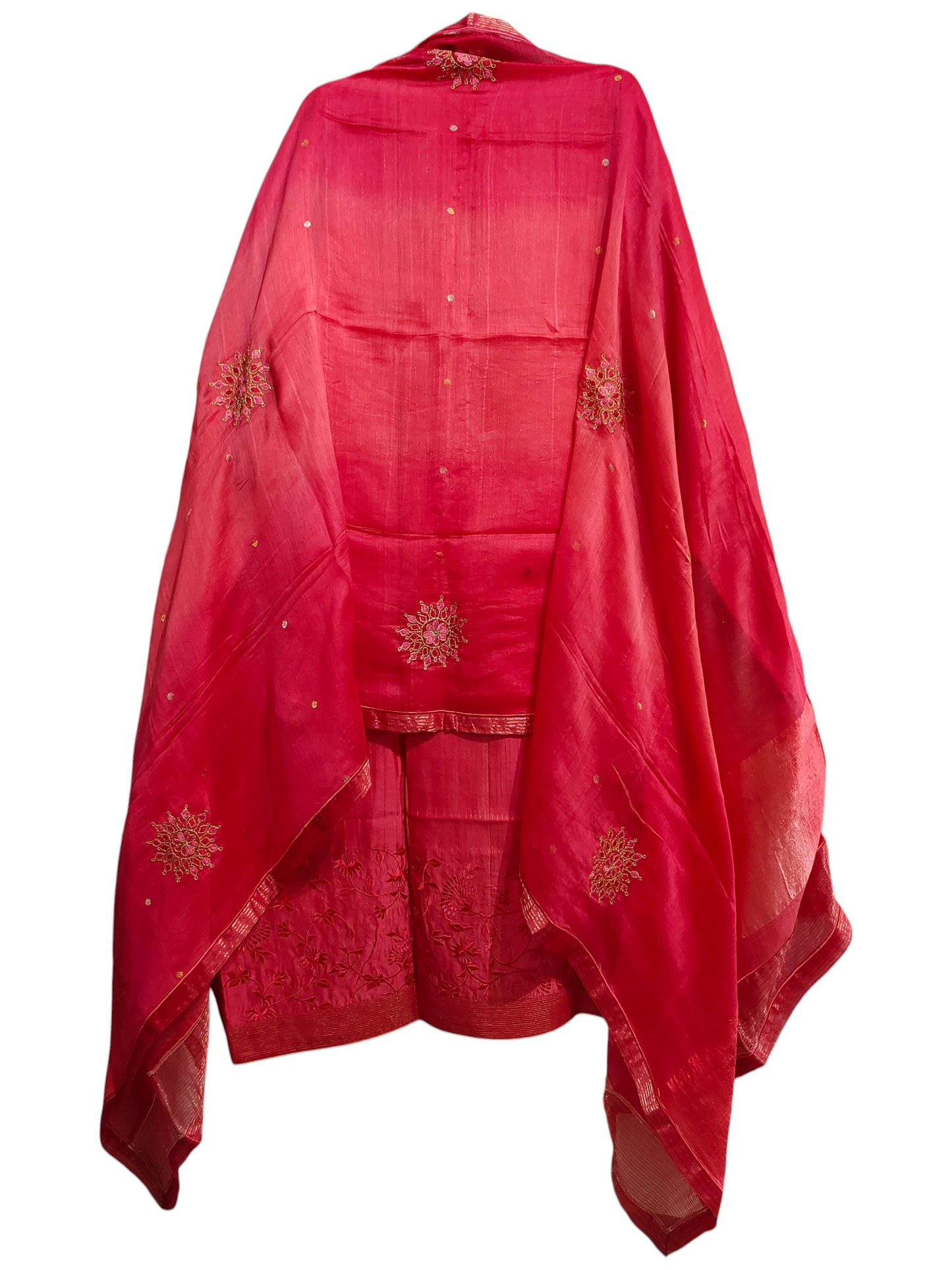Semi Stitched Formal Chanderi Suitset