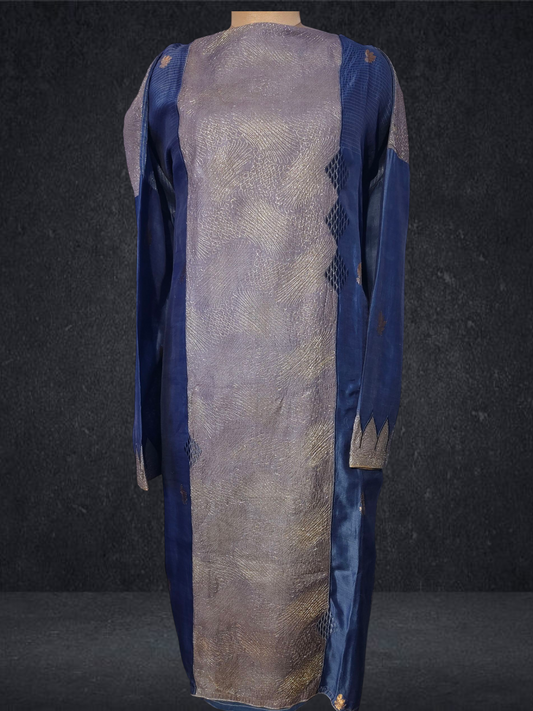 Semi Stitched Formal chanderi Kurta