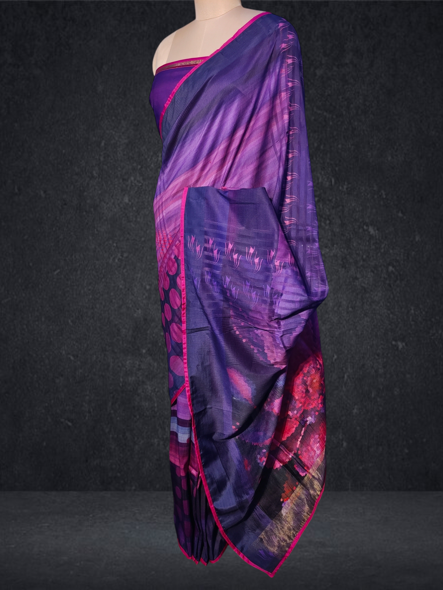 Casual Digital Printed Saree