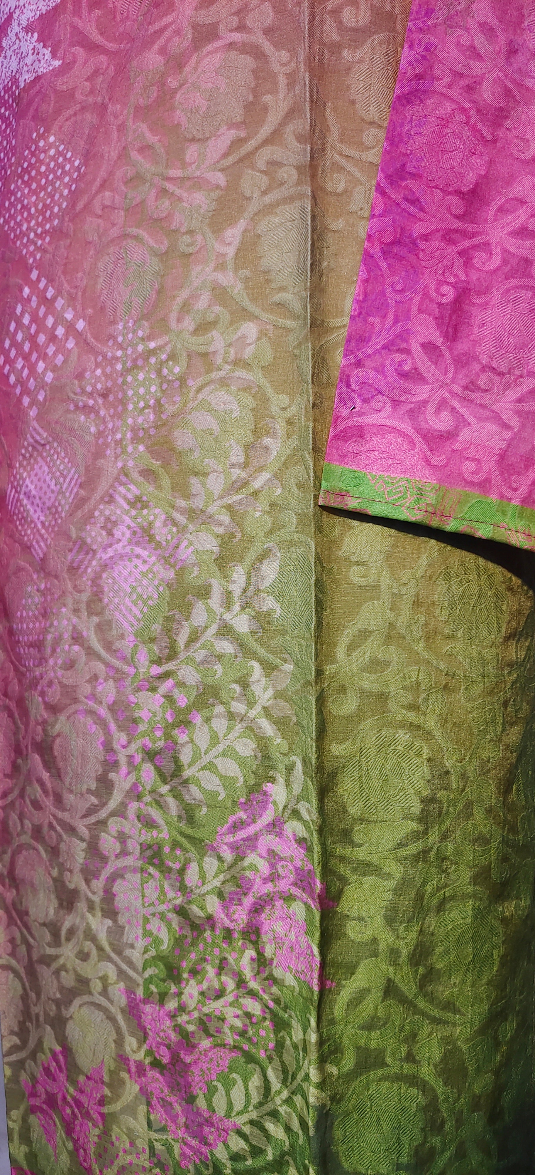 Semi Stitched Chanderi Kurta VISHAL KAPUR