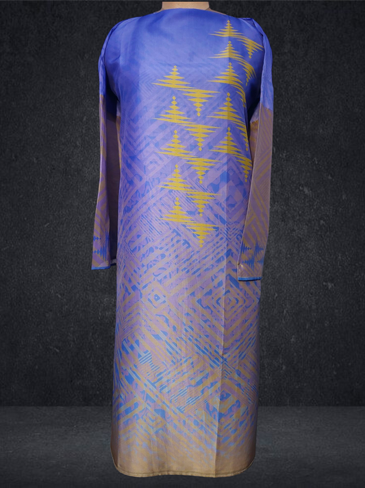 Semi Stitched Chanderi Kurta