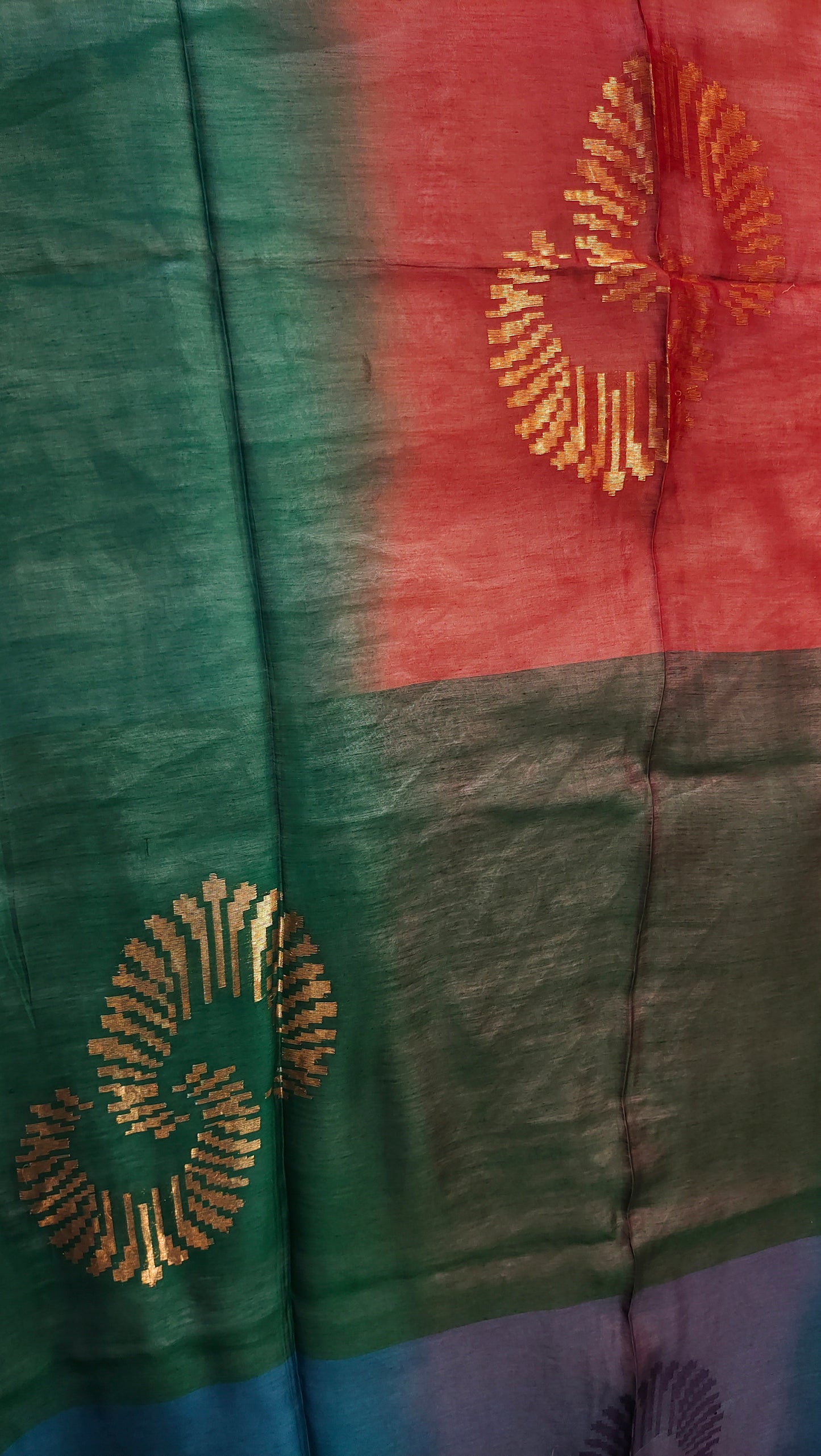 Semi Stitched Formal chanderi Suitset