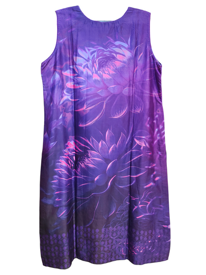 Semi Stitched Casual Chanderi dress set