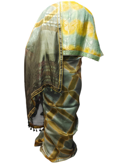 Formal Silk Shibori Saree